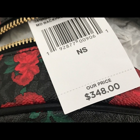 🌷Authentic MICHAEL KORS Rose Print MD Backpack🌷 - Picture 8 of 8